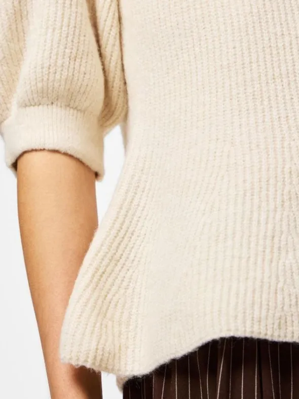 PCSILLY SS PUFF KNIT CARDIGAN NOOS