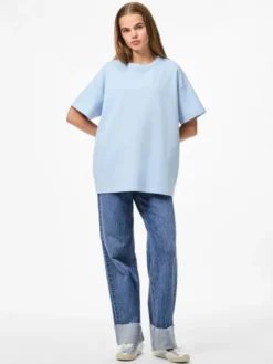PCSKYLAR SS OVERSIZED TEE JRS NOOS