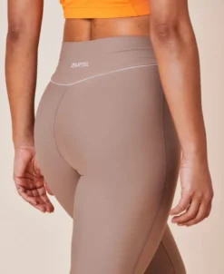 Peak high-waist flared brushed leggings - Hazel