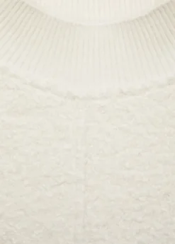 Perkins collar bouclé sweatshirt