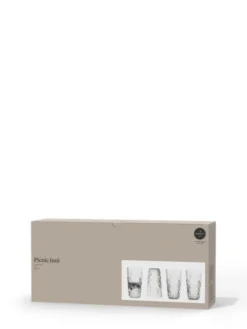 Picnic Juni tumbler, 4-pcs (6) Clear