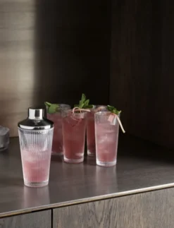 Pilastro cocktail shaker clear