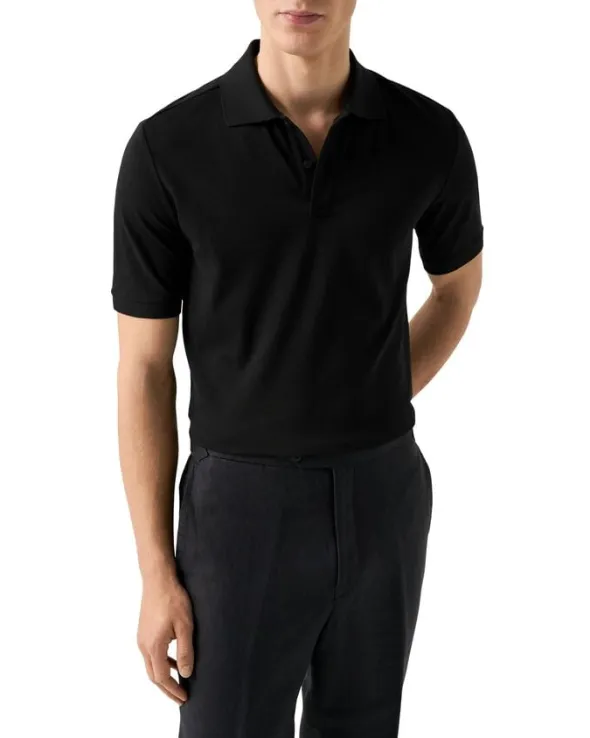 Pima Cotton Pique Polo Shirt
