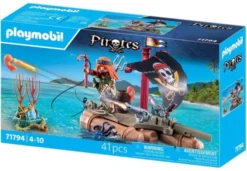 Pirate Raft with Treasure