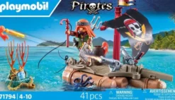 Pirate Raft with Treasure