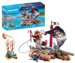Pirate Raft with Treasure