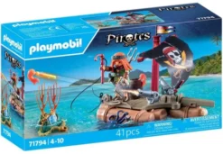 Pirate Raft with Treasure