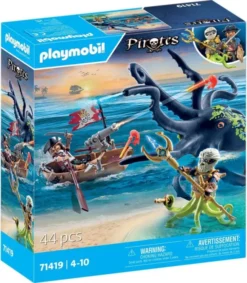 Playmobil Kamp med Kæmpe Blæksprutte
