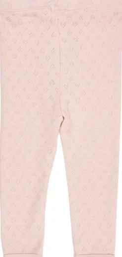 POINTELLE HEART LEGGINGS