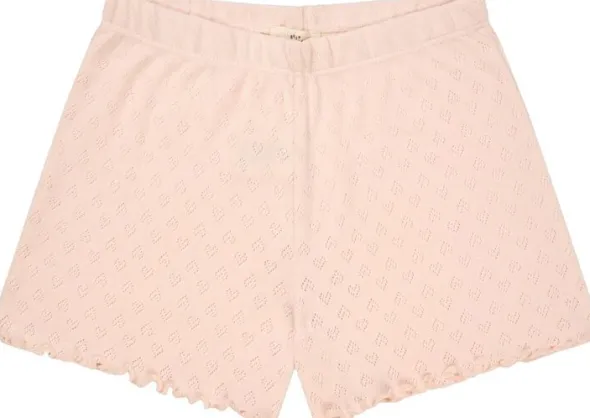 POINTELLE HEART SHORTS