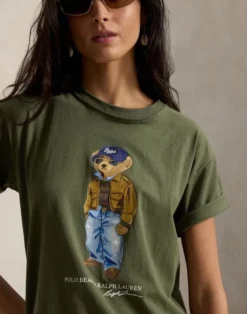 Polo Bear Cotton Jersey Tee
