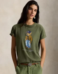 Polo Bear Cotton Jersey Tee