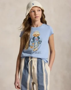 Polo Bear Cotton Jersey Tee