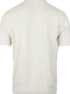 Polo Shirt Knitted Crochet Hemp / Supima Cotton
