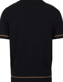 Polo Shirt Knitted Stripe Hemp / Supima Cotton