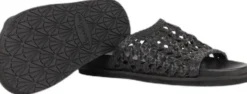 POSITANO - WOVEN LEATHER SLIDE