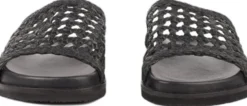 POSITANO - WOVEN LEATHER SLIDE