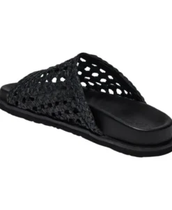 POSITANO - WOVEN LEATHER SLIDE