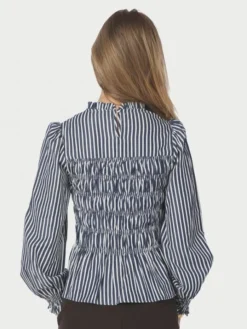 Possa Big Stripe Blouse