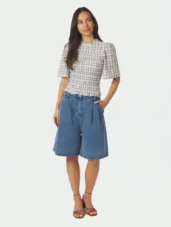 Possini Mega Check Blouse