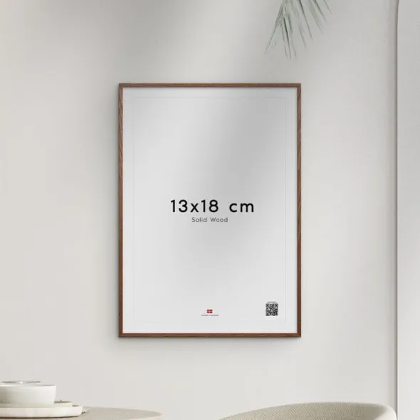 Poster&Frame - Dark Oak 13x18cm