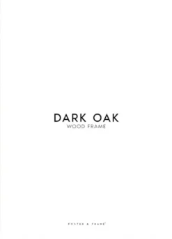 Poster&Frame - Dark Oak 13x18cm