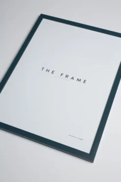 Poster&Frame - Indian Teal Wood 30x40cm