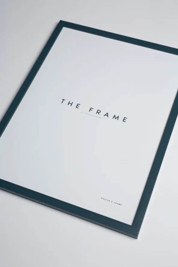 Poster&Frame - Indian Teal Wood 30x40cm