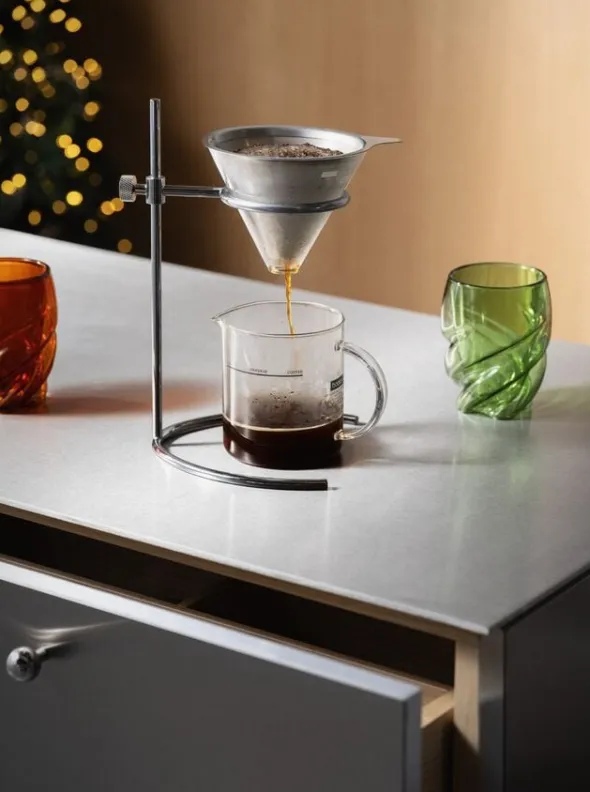 POUR OVER Station med glaskande, 1,0L