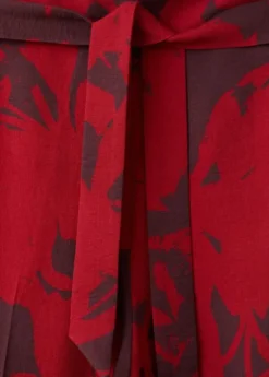Printed asymmetrical jumpsuit