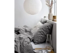 Påslakanset 140x200 Whisper Stone Grey