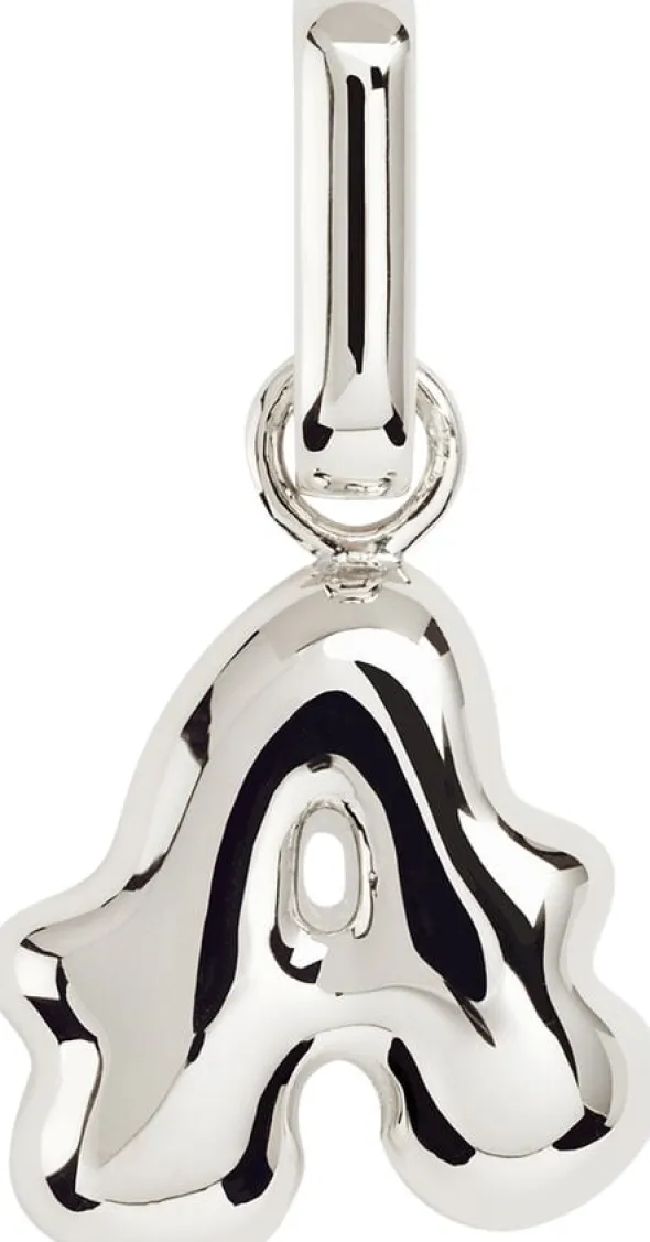 Puffer Letter Charm - A