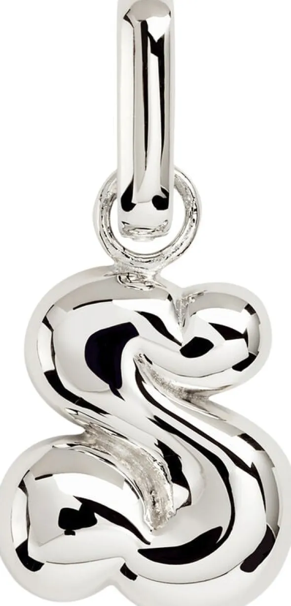 Puffer Letter Charm - S