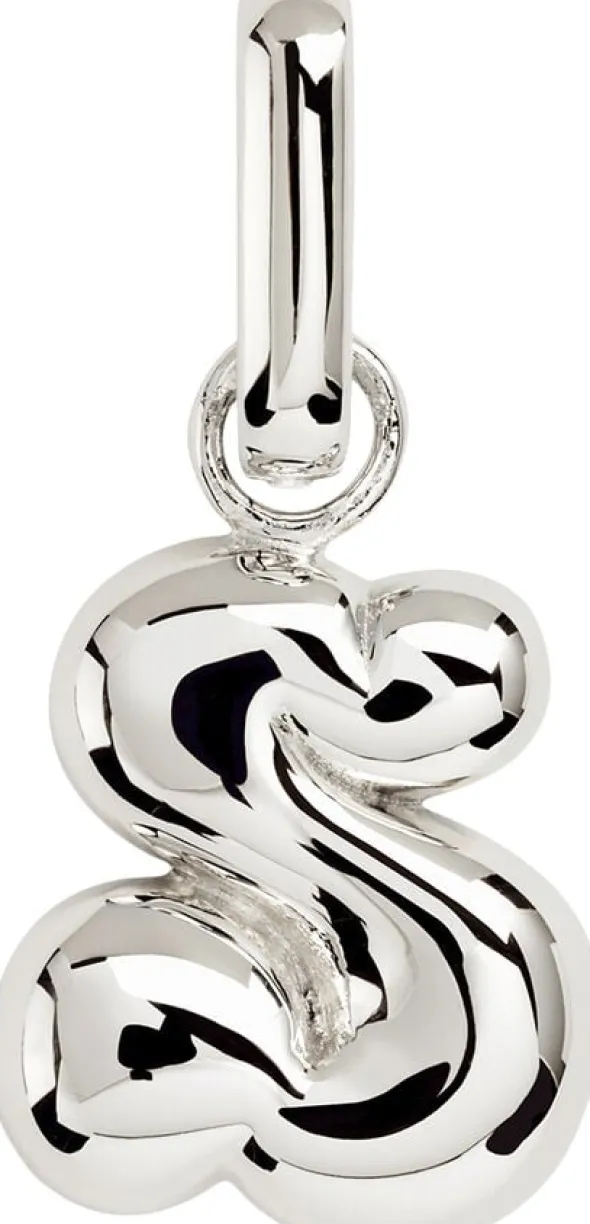 Puffer Letter Charm - S