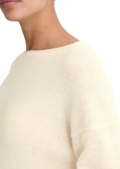 Pullover, longsleeve, boat neck