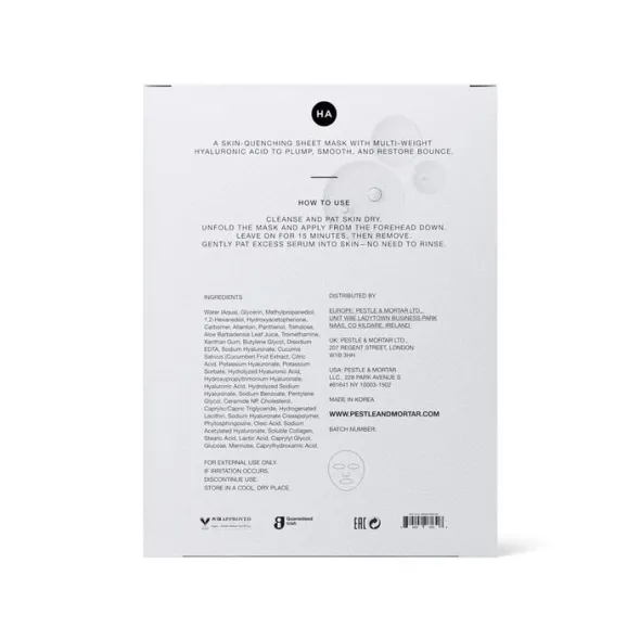 Pure Hyaluronic Sheet Mask 3 pcs