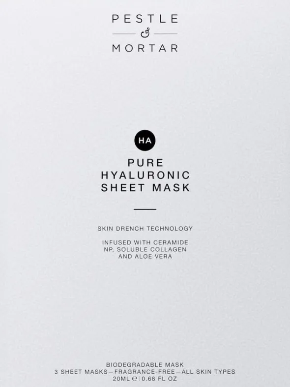 Pure Hyaluronic Sheet Mask 3 pcs
