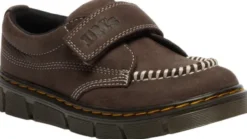 Raffe Mocc Shoe J Dark Brown Tumbled Nubuck