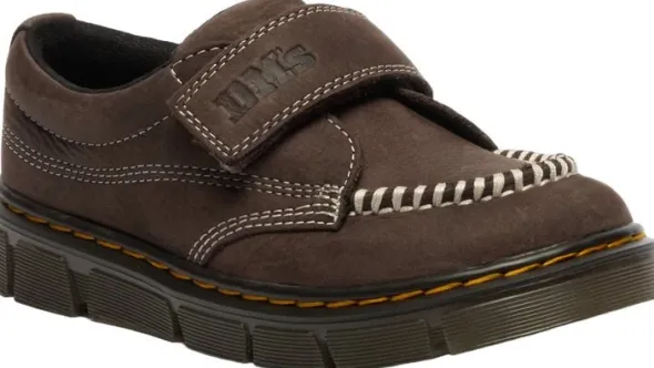 Raffe Mocc Shoe J Dark Brown Tumbled Nubuck
