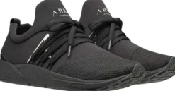 Raven Mesh All Black White