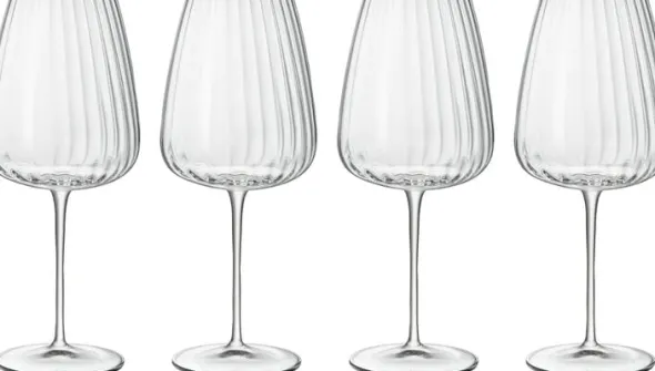 Rødvinsglass Bordeaux Optica 70 cl 4 stk.