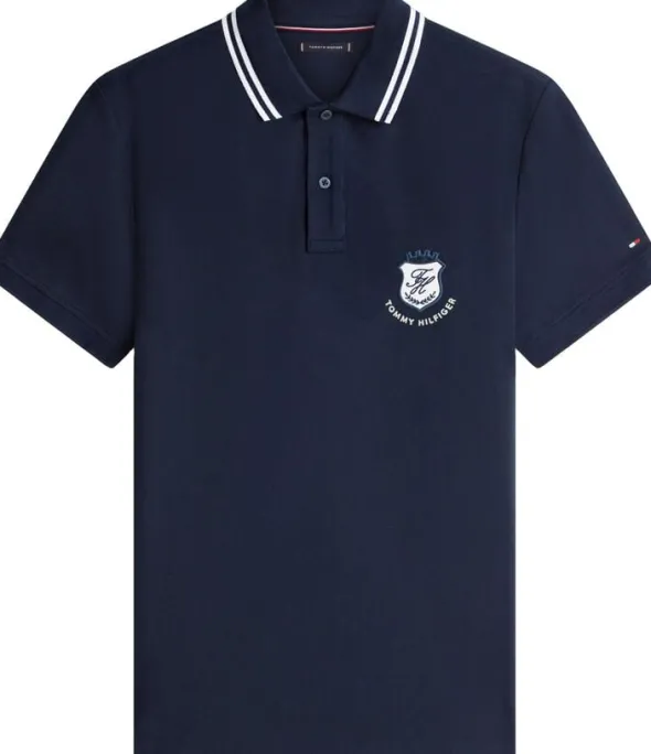 Regular Fit Crest Appliqué Polo Shirt