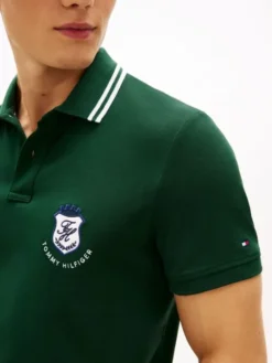 Regular Fit Crest Appliqué Polo Shirt