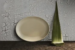 Rhombe Earth Ovalt serveringsfad 35x26. 5 cm marble