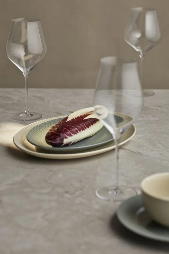 Rhombe Earth Ovalt serveringsfad 35x26. 5 cm marble