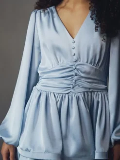Rivana Heavy Sateen Dress