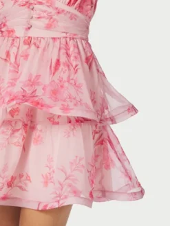 Rivana Print Chiffon Dress