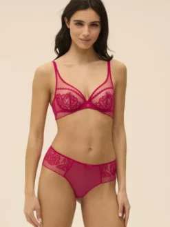 ROMANCE Plunging underwired bra