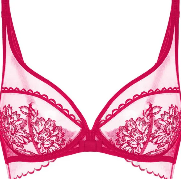 ROMANCE Plunging underwired bra