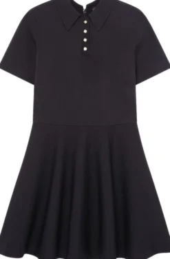 RONDAA Mini Short Sleeve Knitted Po